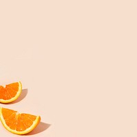 Pastel orange background, Summer aesthetic