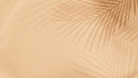 Beige tropical leaf shadow background