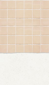 Beige grid wall iPhone wallpaper