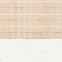 Beige grid wall background