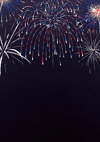 Purple festival fireworks background, party & celebration design