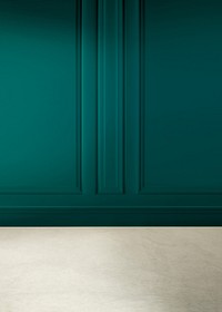Green paneling wall background