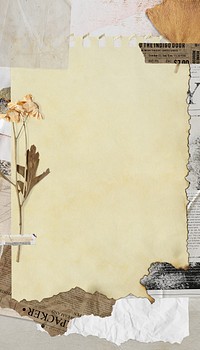 Autumn paper collage mobile wallpaper, | Premium Photo - rawpixel