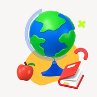 Education, colorful remix clip art