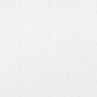 White jigsaw patterned background