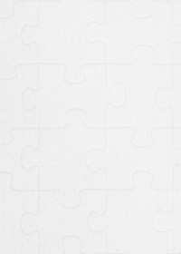 White jigsaw patterned background