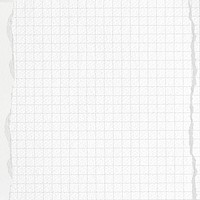 Off-white grid patterned background, ripped paper border