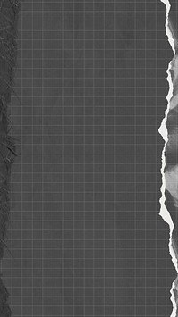 Black grid patterned iPhone wallpaper, ripped paper border