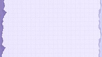 Pastel purple grid desktop wallpaper, ripped paper border