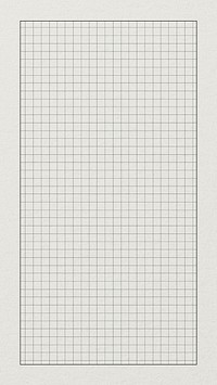 White cutting mat iPhone wallpaper, grid patterned design