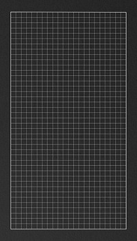 Black cutting mat iPhone wallpaper, grid patterned design