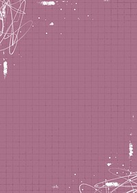 Pink grid pattern background, scribble border