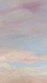 Pastel pink sky iPhone wallpaper