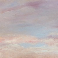 Pastel pink sky background