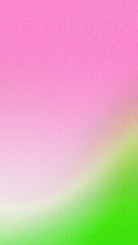Pink gradient iPhone wallpaper, green wave border