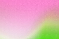 Pink gradient background, green wave border