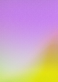 Purple gradient background, yellow wave border