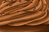 Chocolate cupcake dessert background, food illustration