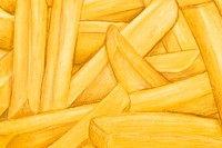 French fries background, fast food illustration