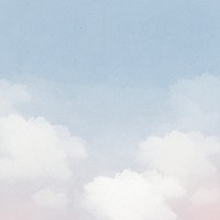 Pastel cloudy sky background