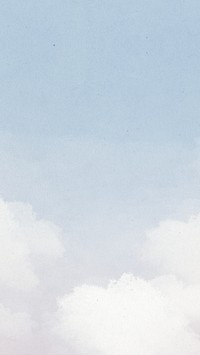 Aesthetic cloudy sky mobile wallpaper