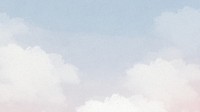 Aesthetic cloudy sky desktop wallpaper