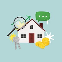 Home loan, real estate finance remix psd