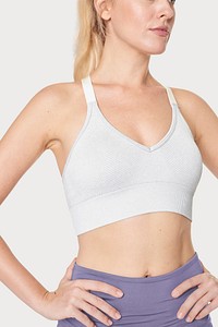 Sports top mockup women's active wear