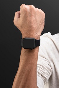 Smartwatch psd screen mockup wearable technology