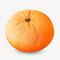 Orange fruit image on white