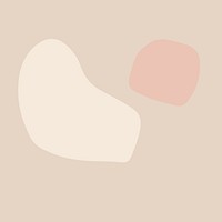 Organic shape pastel background