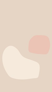 Organic shape pastel iPhone wallpaper