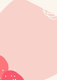 Pink aesthetic background, abstract border