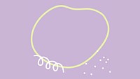 Pastel purple background, circle frame