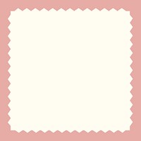 Pink zig-zag frame background, beige design