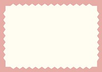 Pink zig-zag frame background, beige design