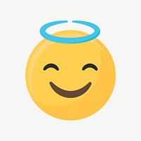 Angel emoticon psd