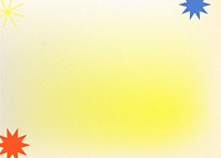 Yellow retro gradient background, starburst border