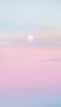 Pink sunset sky iPhone wallpaper