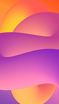 3D fluid shape phone wallpaper