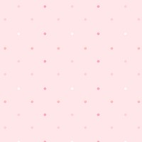 Pink polka dot background, cute pattern 