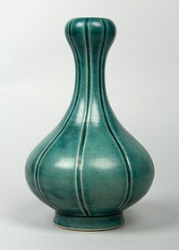 Lobed bottle vase