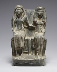 Seated Pair Statuette