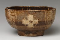 Tea Bowl with Cross Design