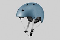 Blue bike helmet, personal protective equipment