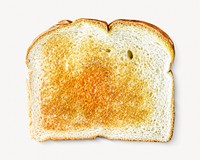 Breakfast toast, isolated image