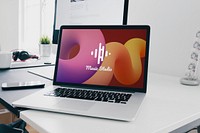 Laptop screen mockup psd