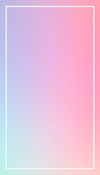 Pink gradient frame iPhone wallpaper