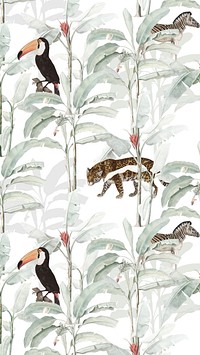 Birds illustration, spring iPhone wallpaper