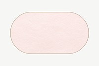 Pastel pink button, simple psd shape
